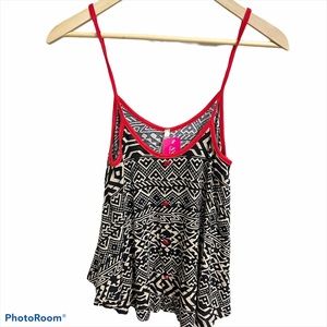 NWR Agaci Aztec spaghetti strap cami strap tank